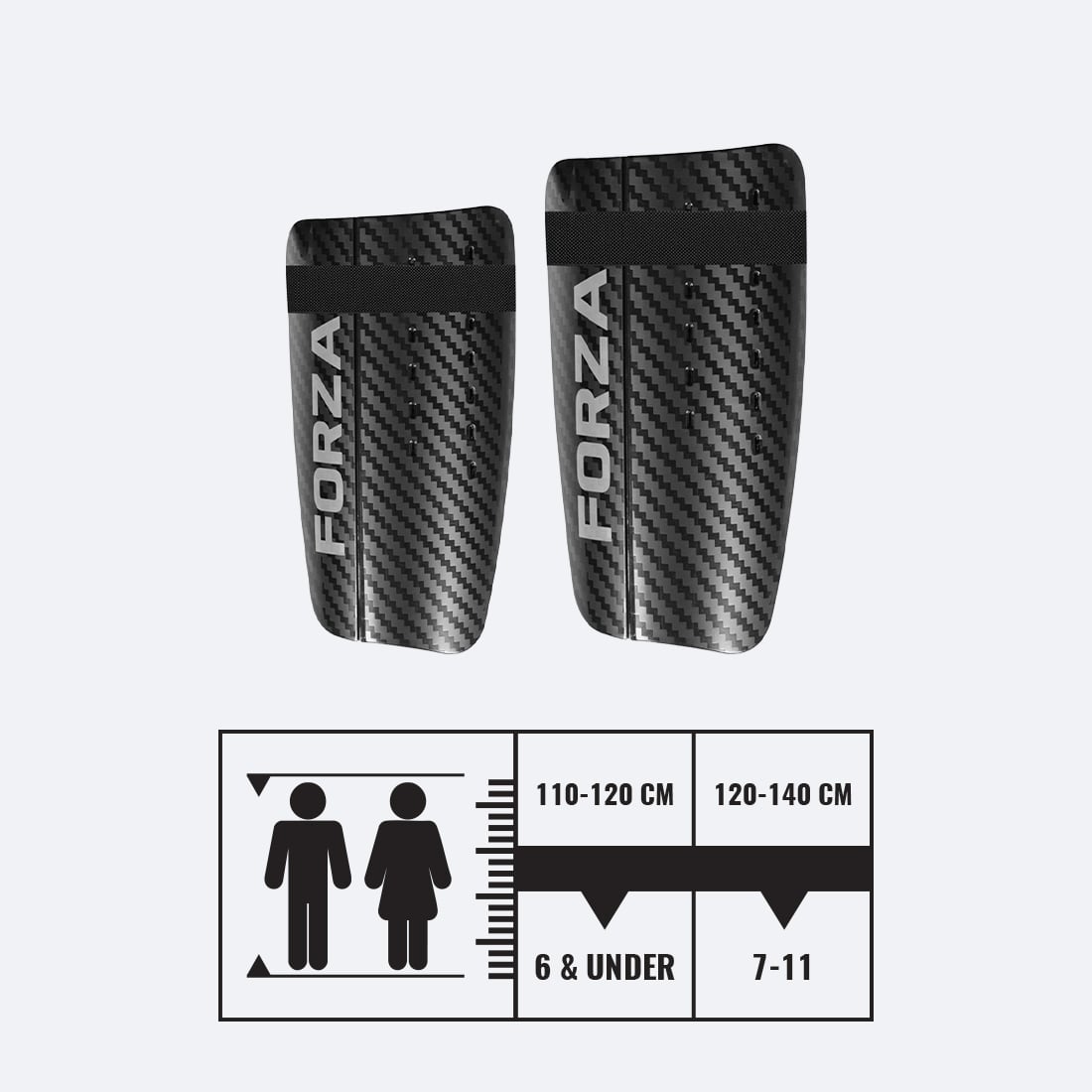 Club Kids' Shin guards black