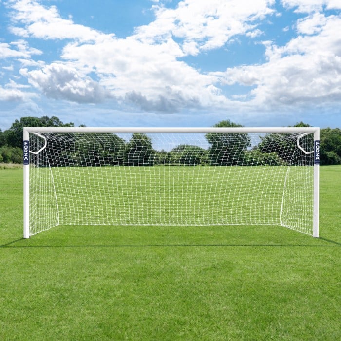 3.7 x 1.8 FORZA Alu110 Socketed Football Goal | Net World Sports