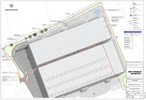 Net World Sports HQ Extension & Annex