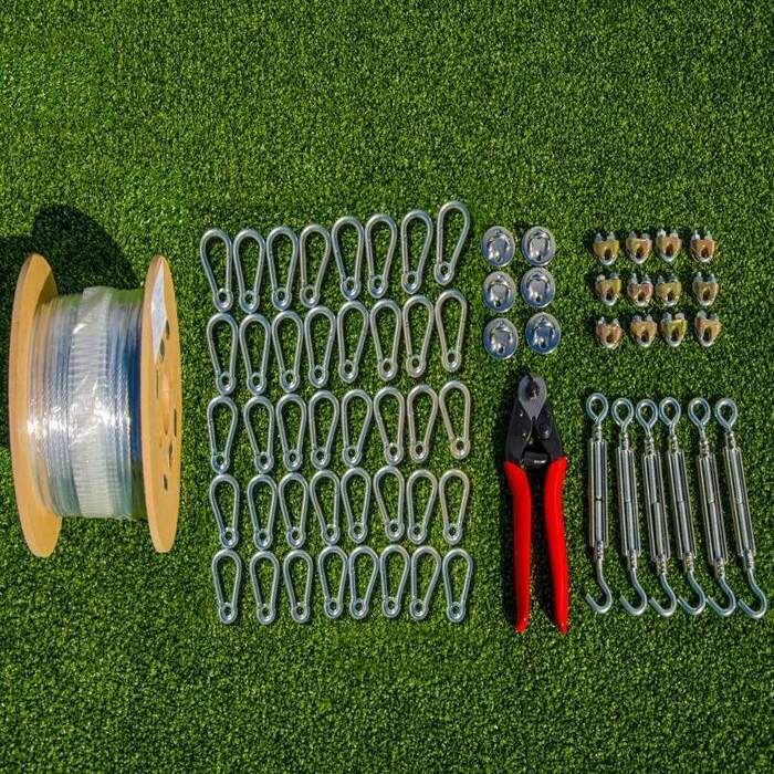 baseball netting wire kit