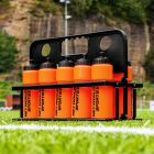 Orange Rugby Water Bottles & Profession Drinks Carrier 