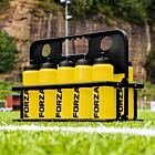 Yellow Water Bottles (750ml) & Foldable Bottle Carrier