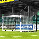 16 x 7 alu110 freestanding stadium box football goal 2 generation