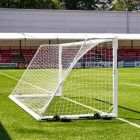 18.5 x 6.5 FORZA Alu110 Freestanding Soccer Goal - Pair 360° Wheels Weights