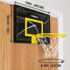 Mini Backdoor Basketball Hoop Dimensions 