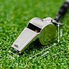 Stainless Steel Referee Whistle & lanyard