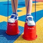 TISHITA Échasses de Saut Amusantes en Plastique pour l'Extérieur, Échasses de Marche, Entraînement d'Équilibre, Sports pour Enfants, Vert 2 TISHITA Échasses de Saut Amusantes en Plastique pour l'Extérieur, Échasses de Marche, Entraînement d'Équilibre, Sports pour Enfants, Vert 2