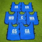 Pro Netball Bibs in Blue | Net World Sports