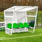 1m Green Seated Team Shelter