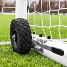 Lever wheels for football goal