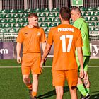 Orange mens customized soccer jersey
