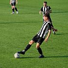 Custom Men's Striped Football Team Shirts - Black & White