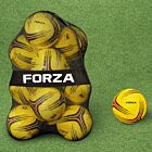 12 yellow training balls in a bag
