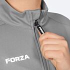 grey zipped sports jacket
