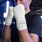 White Nylon-Cotton Boxing Hand Wraps