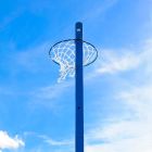 Steel Freestanding Netball Posts With Wheels | Net World Sports