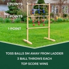 how to play ladder golf