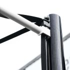 18.5 x 6.5 FORZA Alu110 Freestanding Stadium Box Football Goal - Pair 360° Wheels Weights