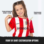 Personalised FORZA Kids' Striped Football Kits