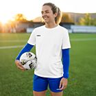White Women's Classic Short Sleeve Soccer Shirt