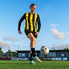 Yellow FORZA Women’s Striped Long Sleeve Football Shirts