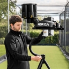 Bowling Machine rig rotates 360 degrees to adjust line of deliveries 