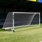 18.5 x 6.5 FORZA Alu110 Freestanding Soccer Goal - Pair 360° Wheels Weights