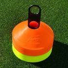 FORZA Football Training Marker Cones [Orange & Yellow] - Pack of 50
