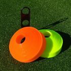 FORZA Football Training Marker Cones [Orange & Yellow] - Pack of 50