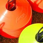 FORZA Football Training Marker Cones [Orange & Yellow] - Pack of 50