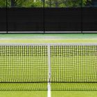 Green Badminton Privacy Screens - 12m x 2m [With Logo]