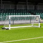 12 x 4 FORZA Alu110 Freestanding Football Goal - Pair 360° Wheels