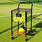 Tennis Ball Coaching Trolley With Additional Storage Tray | Net World Sports