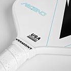 Pickleball paddle with an ergonomic grip