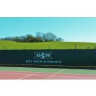Green Badminton Privacy Screens - 12m x 2m [With Logo]