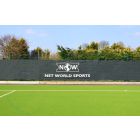 Green Badminton Privacy Screens - 12m x 2m [With Logo]