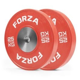 CLEARANCE FORZA Competition Olympic Bumper Plates [10kg–25kg]