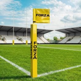 FORZA Custom Rugby Corner Moon Flags & Pole Protector Pads