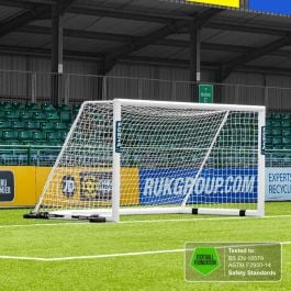 12 x 6 (365 x 182 cm) FORZA Alu110 Frittstående Fotballmål