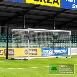 5m x 2m FORZA Alu110 Freestanding Stadium Box Football Goal [GEN 2]