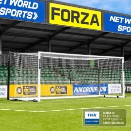 24 x 8 FORZA Alu110 Freestanding Stadium Box Football Goal [GEN 2]