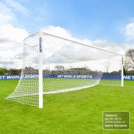 FORZA Alu110 Fastmonteret Fodboldmål [6.4 x 2.1m]