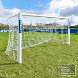 3m x 2m FORZA Alu110 Futsal Fußballtor mit Bodenhülsen