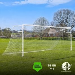 12 x 6 FORZA Steel76 Socketed Soccer Goal