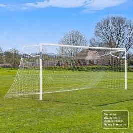 6.4m x 2.1m FORZA Steel76 Socketed Soccer Goal