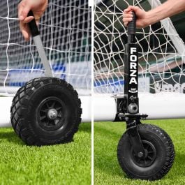 FORZA Alu110 Football Goal Wheels [Lever And 360° Wheels]