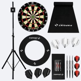 PINPOINT Freestanding Darts Bundle [Classic Tour/World Series Dartboard]