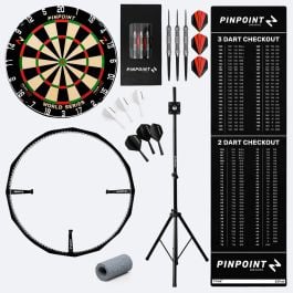 PINPOINT Premium Home Darts Bundle [Freestanding/Wall Mounted]