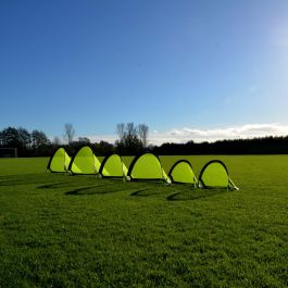 Pair Of Lightweight Mesh Soccer Training Goals