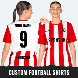 Custom FORZA Women’s Striped Football Shirts [XS-XL]